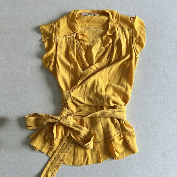 Diane von Furstenberg Marcelo Wrap Top ASO Blair Waldorf - Picture 3 of 5